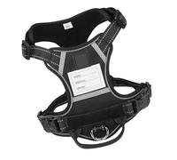 MCAOAL Harnais pour Chien avec Signalétique Gilet D'entraînement Réglable pour Animaux De Compagnie Entraînement Solide Marche Natation Randonnée Signalétique Anti-Fuite Harnais