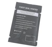 MCAOAL Joint de poitrine portable Taches médicales ventilées Autocollant de traumatisme extérieur extérieur pour plaies thoraciques ouvertes Outil d'extérieur durable