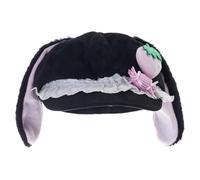 MCAOAL Joli chapeau à visière en forme de lapin fraises pour adolescents adultes, octogonal sous-culturel pour adolescents, adultes et amateurs de styles animés octogonal pour femmes