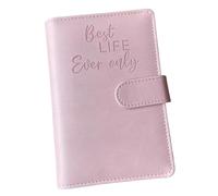 MCAOAL Journal en simili cuir avec fermeture magnétique puissante et pages interchangeables, planificateur rechargeable 19x13cm