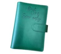 MCAOAL Journal en simili cuir avec fermeture magnétique puissante et pages interchangeables, planificateur rechargeable 19x13cm