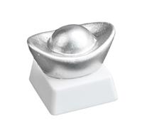 MCAOAL Keycap Golden Dollar Shape Creative Chinese Theme Keycaps for Mechanical Keyboards Key Decoration 1PC Keycap