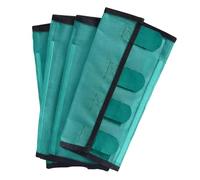 MCAOAL Legging mouche de cheval en plastique respirant pour jambes de jambe pour éviter les morsures et les morsures, chaussures de cyclisme avec attaches solides