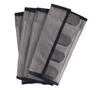 MCAOAL Legging mouche de cheval en plastique respirant pour jambes de jambe pour éviter les morsures et les morsures, chaussures de cyclisme avec attaches solides