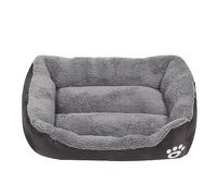 MCAOAL Lit pour Animaux de Compagnie avec nid de Coussin en, Coffee | Panier pour chien antidérapant avec coussin en fourrure, canapé doux et beau pour animaux de et moyenne
