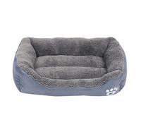 MCAOAL Lit pour Animaux de Compagnie avec nid de Coussin en, Gray | Panier pour chien antidérapant avec coussin en fourrure, canapé doux et beau pour animaux de et moyenne