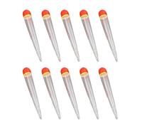 MCAOAL Lot de 10 flotteurs flottants lestés en ligne pour pêche en eau douce et eau salée