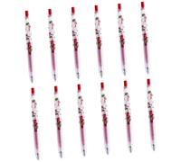 MCAOAL Lot de 12 stylos à gel rétractables à animal, pointe fine de 0, 5 mm, encres imperméables, poignée ergonomique pour la prise de notes quotidienne, journalisation Masai Misery, à imprimé
