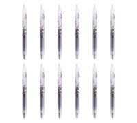MCAOAL Lot de 12 stylos à gel rétractables à animal, pointe fine de 0, 5 mm, encres imperméables, poignée ergonomique pour la prise de notes quotidienne, journalisation Masai Misery, à imprimé