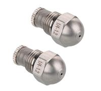 MCAOAL Lot de 2 buses d'arrosage, résistantes à l'oxydation, antirouille, grande efficacité, sortie de brouillard, utilisation à l'intérieur, buse de brumisation industrielle haute pression