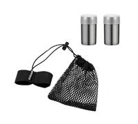 MCAOAL Lot de 2 flacons d'assaisonnement portables compacts distributeurs de sels miniatures pots à épices pour le camping et la randonnée