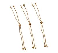 MCAOAL Lot de 3 chaînes d ' Extension de Bijoux artisanaux, chaîne de Traction à Longueur réglable pour Collier, connecteur de élégant en Acier Inoxydable