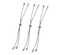 MCAOAL Lot de 3 chaînes d ' Extension de Bijoux artisanaux, chaîne de Traction à Longueur réglable pour Collier, connecteur de élégant en Acier Inoxydable