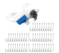 MCAOAL Lot de 50 hameçons barbelés pour ranger les hameçons de pêche, accessoires de pêche en mer