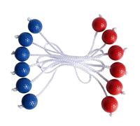 MCAOAL Lot de 6 balles de golf de rechange pour pelouses et cours, entraînement dur pour jeu d'échelles, jeu de lancer