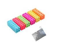 MCAOAL Lot de 6 surligneurs à pointe inclinée pour accents de journal, notes de classe, planification de bureau, tâches d ' organisation visuelle, annotations de bureau
