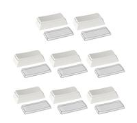 MCAOAL Lot de 8 touches PBTs - Hauteur originale 2U - Touches vierges pour claviers mécaniques de jeu