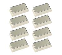 MCAOAL Lot de 8 touches PBTs - Hauteur originale 2U - Touches vierges pour claviers mécaniques de jeu