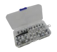 MCAOAL Lot de bouchons de réparation de pneus de tailles multiples avec scellant en caoutchouc butyle pour une fixation rapide sur les motos, véhicules électriques, kit de réparation de pneus de moto