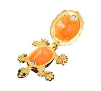 MCAOAL Mallette de Rangement portative de Bijoux de Tortues avec mécanisme de Verrouillage Construction en métal pour l ' Organisation de Protection boîte de décoration de la Maison