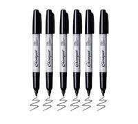 MCAOAL marqueur étanche coloré, 6 pièces, marqueurs permanents à pointe Fine pour artistes étudiants, croquis, étiquetage, mise en évidence, marqueurs à pointe Fine