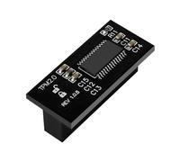 MCAOAL Module TPM 2.0 LPC 20 broches Module de sécurité de cryptage de carte mère Module de sécurité à distance de cryptage de carte de sécurité de remplacement du matériel informatique composant de