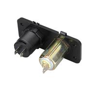 MCAOAL Multifonctionnel 12 V USB Socket Panel 240 W Double USB Socket Outlet Adaptateur pour Bateaux de Voiture Moto Véhicule Chargeur Électronique