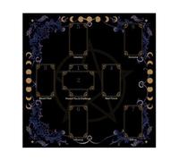 MCAOAL Nappe de tarots, carte de lecture, astrologie, autel, tissu, cartes de divination, nappe, tapisserie, fournitures de sorcellerie