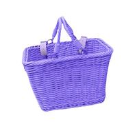 MCAOAL Panier de rangement amovible pour vélo pour enfants - Coloré - Pour montage sur le guidon de vélo avant