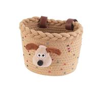 MCAOAL Panier de vélo simple pour enfants, poids léger, rangement pour guidon avant pour sorties en famille, vélo facile à installer