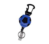 MCAOAL Porte-badges rétractables en fil d'acier avec boucle mousqueton pour l'extérieur