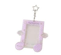 MCAOAL Porte-cartes photo Porte-clés Cartes de | Joli manchon pour carte de crédit avec porte-clés pendentif, porte-carte photo populaire coréen, porte-Badge