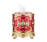 MCAOAL Porte-Papier de Soie Rond émaillé décoratif, Construction Robuste en PP pour Un Usage Quotidien, planificateur de Table à Manger élégant