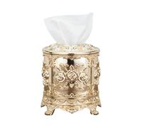 MCAOAL Porte-Papier de Soie Rond émaillé décoratif, Construction Robuste en PP pour Un Usage Quotidien, planificateur de Table à Manger élégant