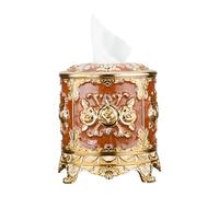 MCAOAL Porte-Papier de Soie Rond émaillé décoratif, Construction Robuste en PP pour Un Usage Quotidien, planificateur de Table à Manger élégant