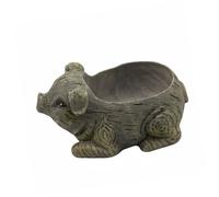MCAOAL Pot de fleurs en résine sur le thème des animaux pour décoration d'intérieur pour chiot/chat/cochon en forme de cochon Pots faits à la main