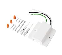 MCAOAL Rails H Float Baldaquin Connecteur Boîtier d'alimentation amovible Polyvalent Systèmes d'éclairage de rails en H pour porte de cuisine Maisons de plafond pour spectacles sur scène