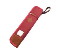 MCAOAL Sac multi-usage pour les débutants - Étui pour baguettes de batterie - Structure en tissu pour une utilisation durable et confortable - Étui étanche pour baguettes de batterie, rouge