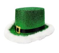MCAOAL Santa Styles Chapeau de Noël Rouge Vert Bonnet Seau Doux Design Respirant pour Les fêtes de Vacances Accessoires Photo de Famille Cadeaux Couvre-Chef Festif