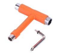 MCAOAL Skateboards Roller Skate T Outil électrique Clé de snowboard Réglage Longue clé de rouleau de planche à roulettes Skateboard Roue Skate T Tool