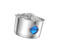 MCAOAL Source d'eau sans Rouille 304 pour Chats 2 8 L avec Flux Dynamique pour Encourager L'absorption Et La Structure De Tamisage Encourage L'absorption du Chat