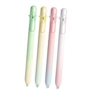 MCAOAL Stylos rétractables finition pastel, ensemble de gel à pointe fine à encre noire, accent de de mode pour journaux, listes de réunions, stylos à gel, planificateur, prise de notes, papeterie