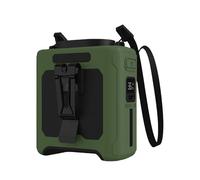 MCAOAL Ventilateur électrique portable rechargeable avec lumière LED pour tente de voiture, camping - Pour intérieur et chantier d'urgence