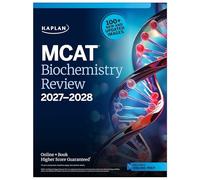 MCAT Biochemistry Review 2027-2028: Online + Book