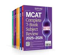 MCAT Complete 7-Book Subject Review 2025-2026, Set Includes Books, Online Prep, 3 Practice Tests
