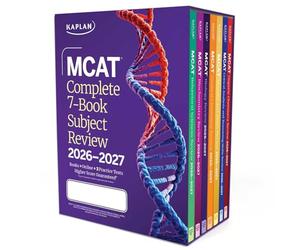MCAT Complete 7-Book Subject Review 2026-2027, Set Includes Books, Online Prep, 3 Practice Tests