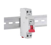 MCB DPN 6000A 230V 50Hz Miniature Circuit Breaker 18MM Household Din Rail Air Switch MQXFCZUX(25A)