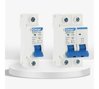MCB DZ47-63 1P 2P 3P 4 pôles C45 .5Ka AC disjoncteur Miniature interrupteur d'air domestique 60Hz 10A 16A 20A 25A 63A C Type surcharge(25 V,1)