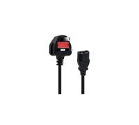 Mcbazel 1.2 meter UK Power Cable (IECC13 to BS1363) Kettle Lead/Power Cord compatible with Xbox One Only/Computers/Scanners/Printers/ 3-pin Shroud