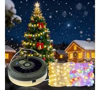 Mcbazel 10m Lumières LED Solaires pour Camping avec Télécommande, Lumières Magiques Étanches pour Extérieur/Tente/Jardin/Caravane, Idéales pour Halloween et Noël, 5 Modes, Charge USB-C/Solaire, IP44